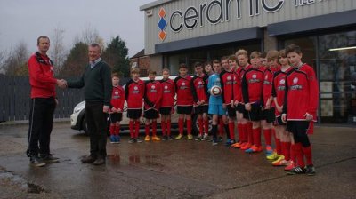 Ceramic Tile Merchants and Hornsea Sporting FC Under-14s in winning formula