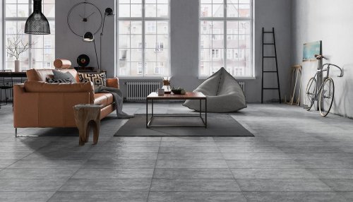 Pietra Dark Grey Floor & Wall Tile 297x598mm