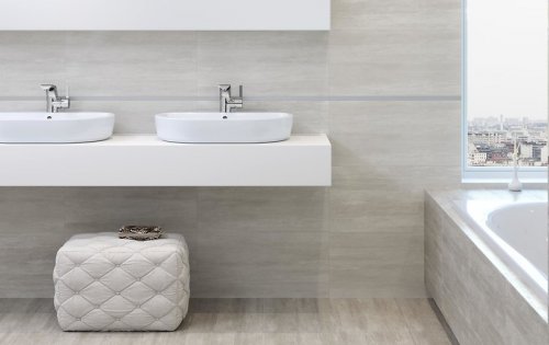 Denver White Floor & Wall Tile 297x598mm